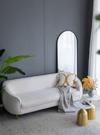 Celine Arch Body Mirror with Slim Frame - Black or Gold