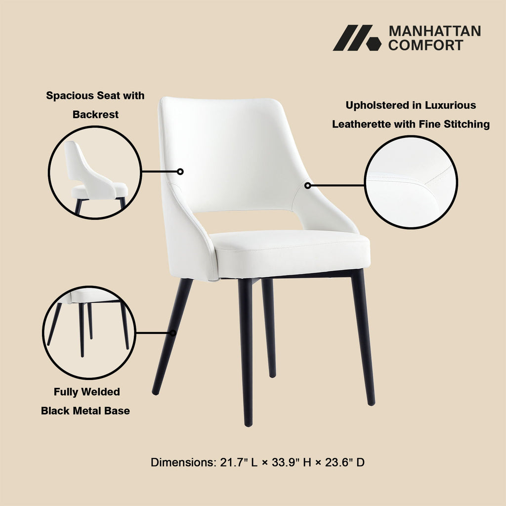 Tremont Dining Chair with Steel Frame - Multiple Colors