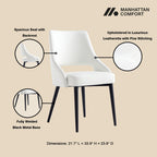 Tremont Dining Chair with Steel Frame - Multiple Colors