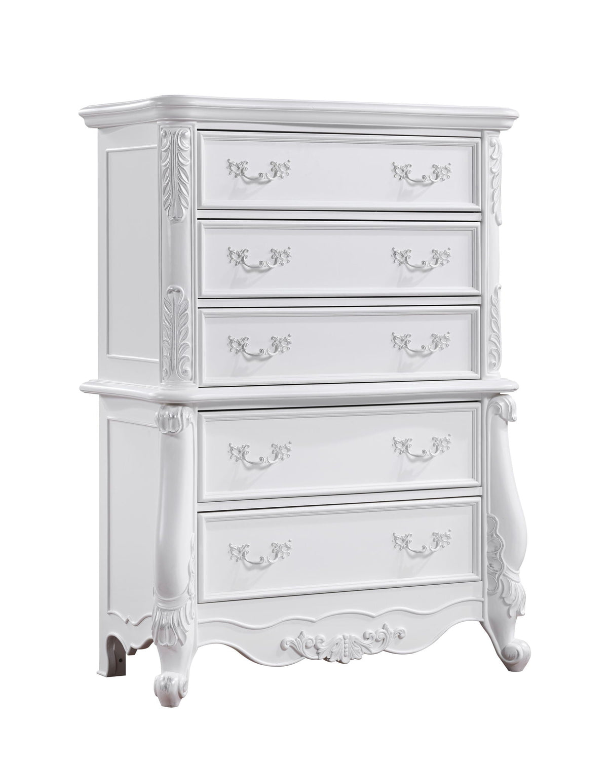 Latisha White Accent Chest with Storage Drawers - White
