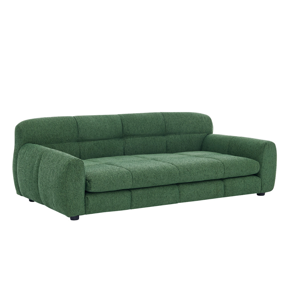 Soft and Comfortable Pet Bed for Big and Oversized Dogs with Armrests - Olive Green