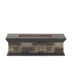 Fire Pit with Lightweight Concrete and Steel Frame - Dark Gray
