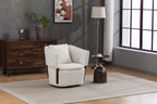 Mid Century Modern Accent Chair with Swivel Function - Corduroy
