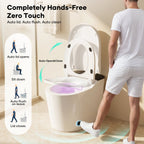 Fully Intelligent Toilet with Automatic Flip Cover - Porcelain