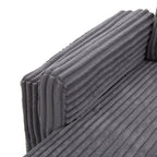 Convertible U-Shaped Sectional Sofa Bed with USB Ports and Storage – Black, Dark Gray, Blue