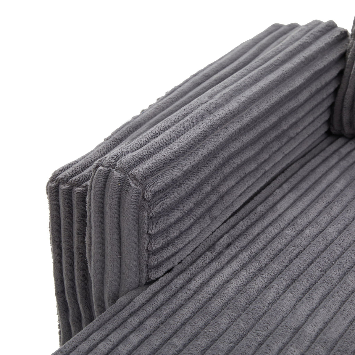 Convertible U-Shaped Sectional Sofa Bed with USB Ports and Storage – Black, Dark Gray, Blue