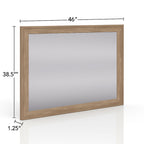 Rectangle Mirror with Beveled Glass - Sand