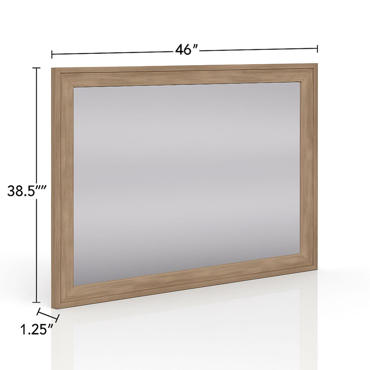 Rectangle Mirror with Beveled Glass - Sand