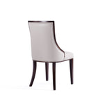 Grand Dining Chair Set with Solid Beech Wood Frame - Beige or Gray