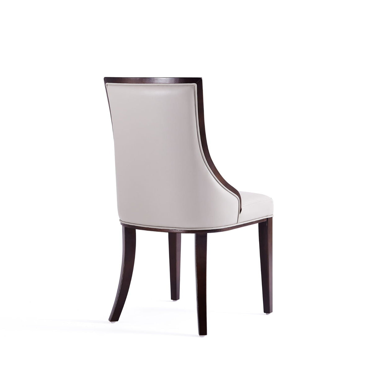 Grand Dining Chair Set with Solid Beech Wood Frame - Beige or Gray