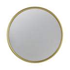 Round Mirror with Iron Frame - Gray