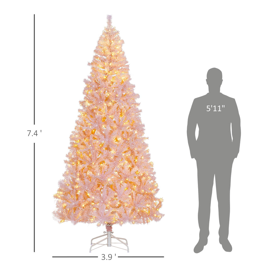 Elegant Artificial Christmas Tree with Realistic Branches - 7.5 ft