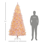 Elegant Artificial Christmas Tree with Realistic Branches - 7.5 ft
