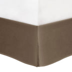 7 Piece Faux Suede Comforter Set with Decorative Pillows - Brown