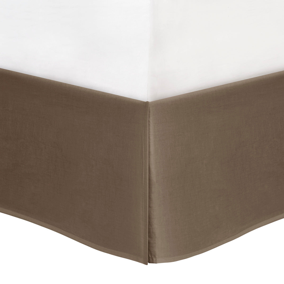 7 Piece Faux Suede Comforter Set with Decorative Pillows - Brown