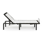 Model H Adjustable Base Full Size Metal Bed Frame Grey