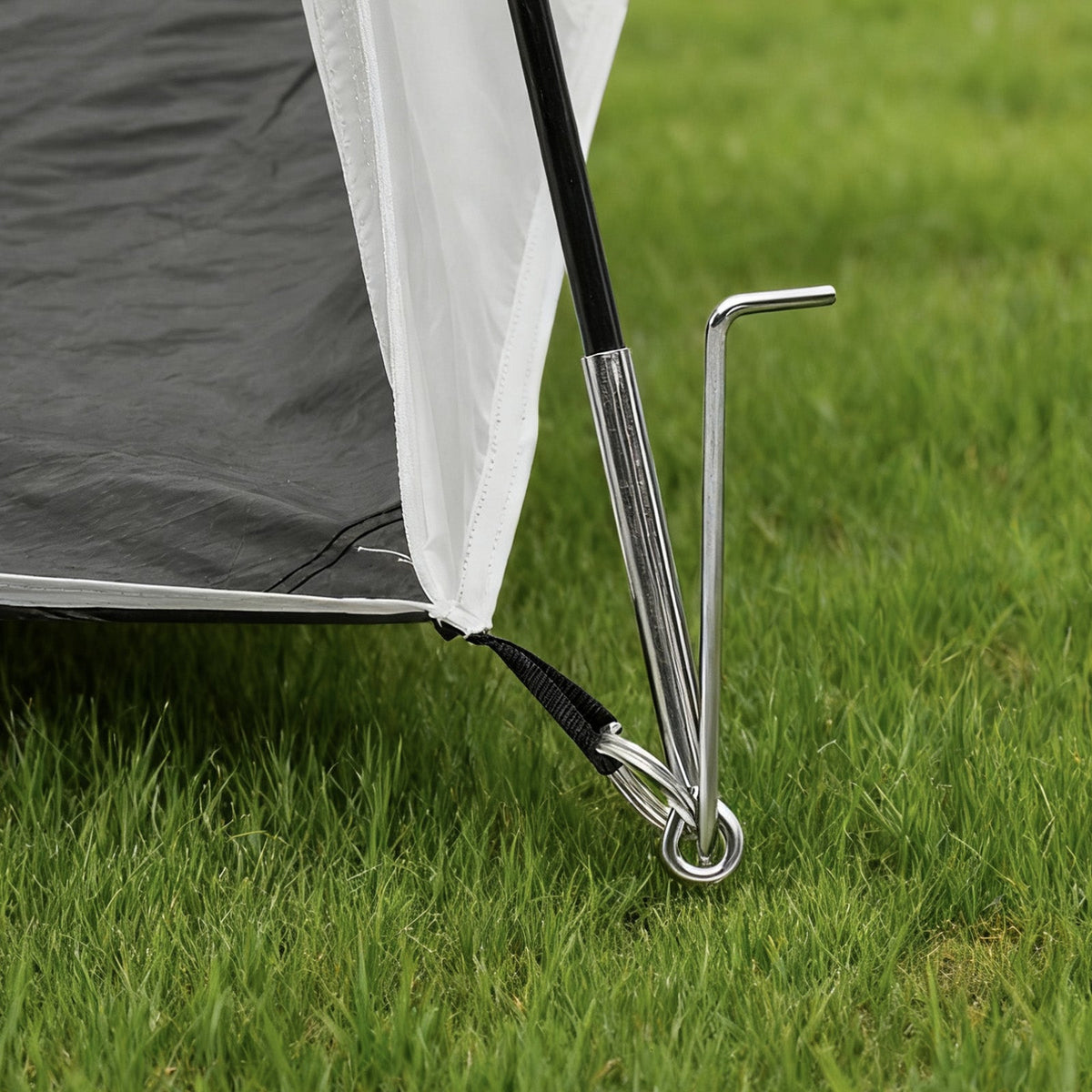 Portable Paint Booth Tent with Built-in Floor and Mesh Screen