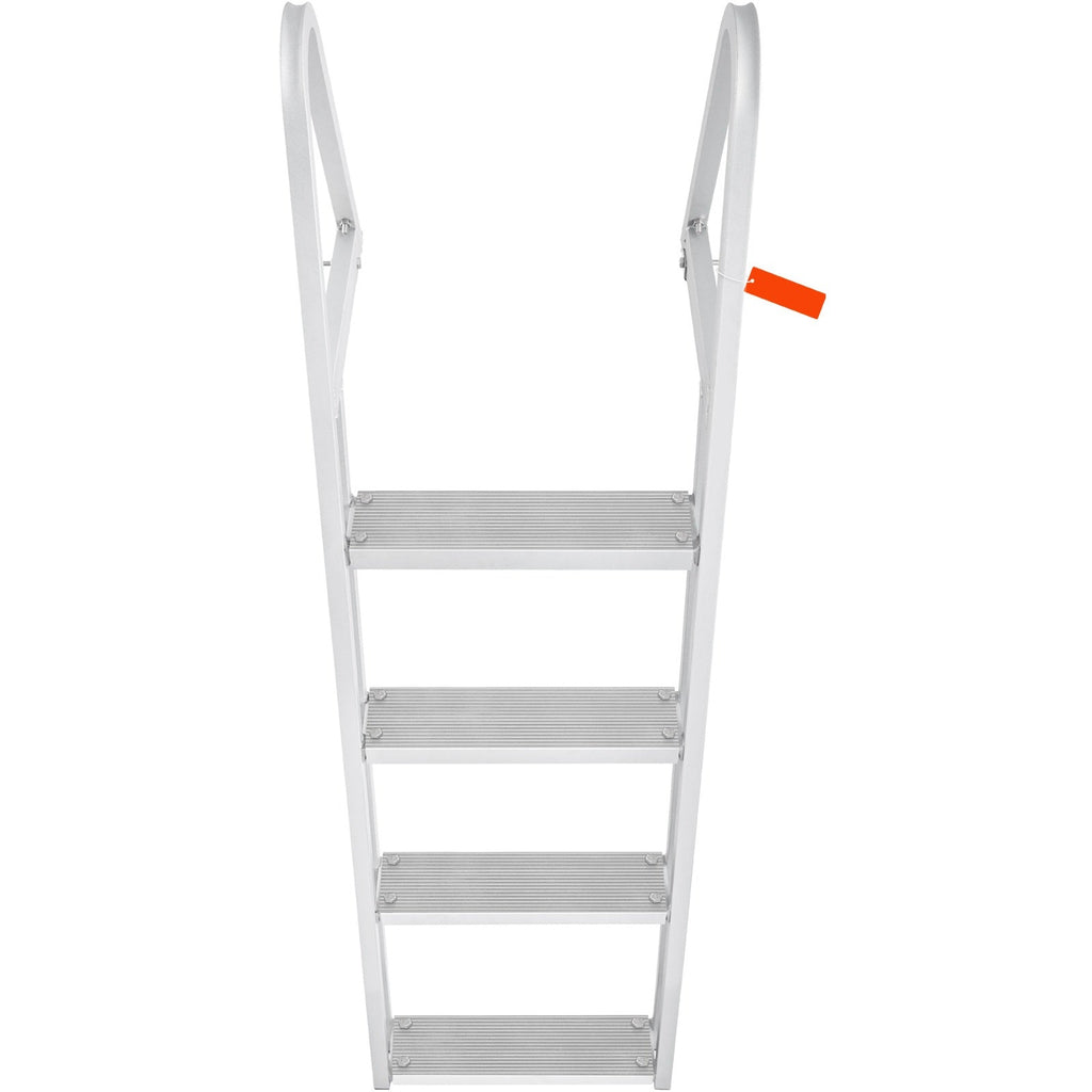 Dock Ladder with 4 Removable Steps and 350 lbs Capacity - Aluminum Alloy
