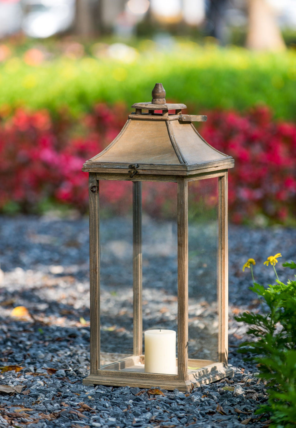 Ivory Candle Lantern Decorative Set