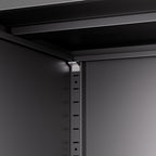 Steel Garage Storage Cabinet with Adjustable Shelves and Lock – Black or White
