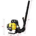 EPA Compliant Gasoline Leaf Blower with 52cc 2-Stroke Engine - Orange