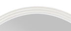 Carena Round Wall Mirror with Poplar Wood Frame - Gray