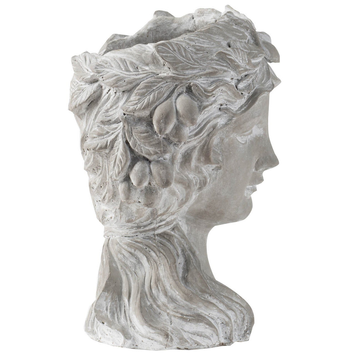 Cement Bust Wall Planter - Indoor & Outdoor Decor