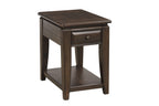 Traditional Table With Storage with Drawer - Dark Brown