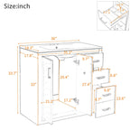 Bathroom Vanity With Sink Combo, Storage Cabinet, Freestanding Set