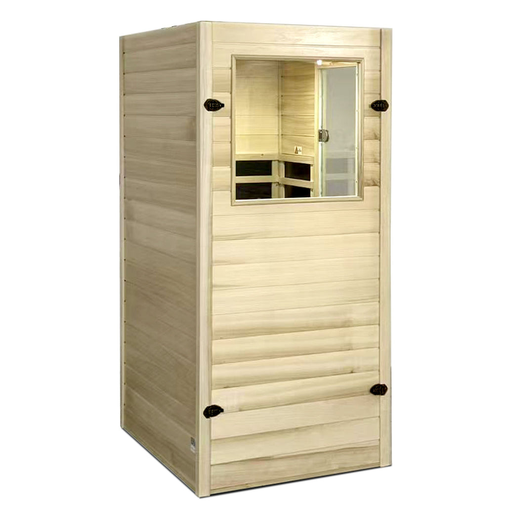 Far Infrared Sauna Room with Digital Controls - European Aspen