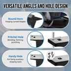 Single Horn Anvil with Heat-Treated Cast Steel – Black