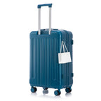 3-Piece ABS Spinner Wheel Luggage Set 20"/24"/28" Dark Blue
