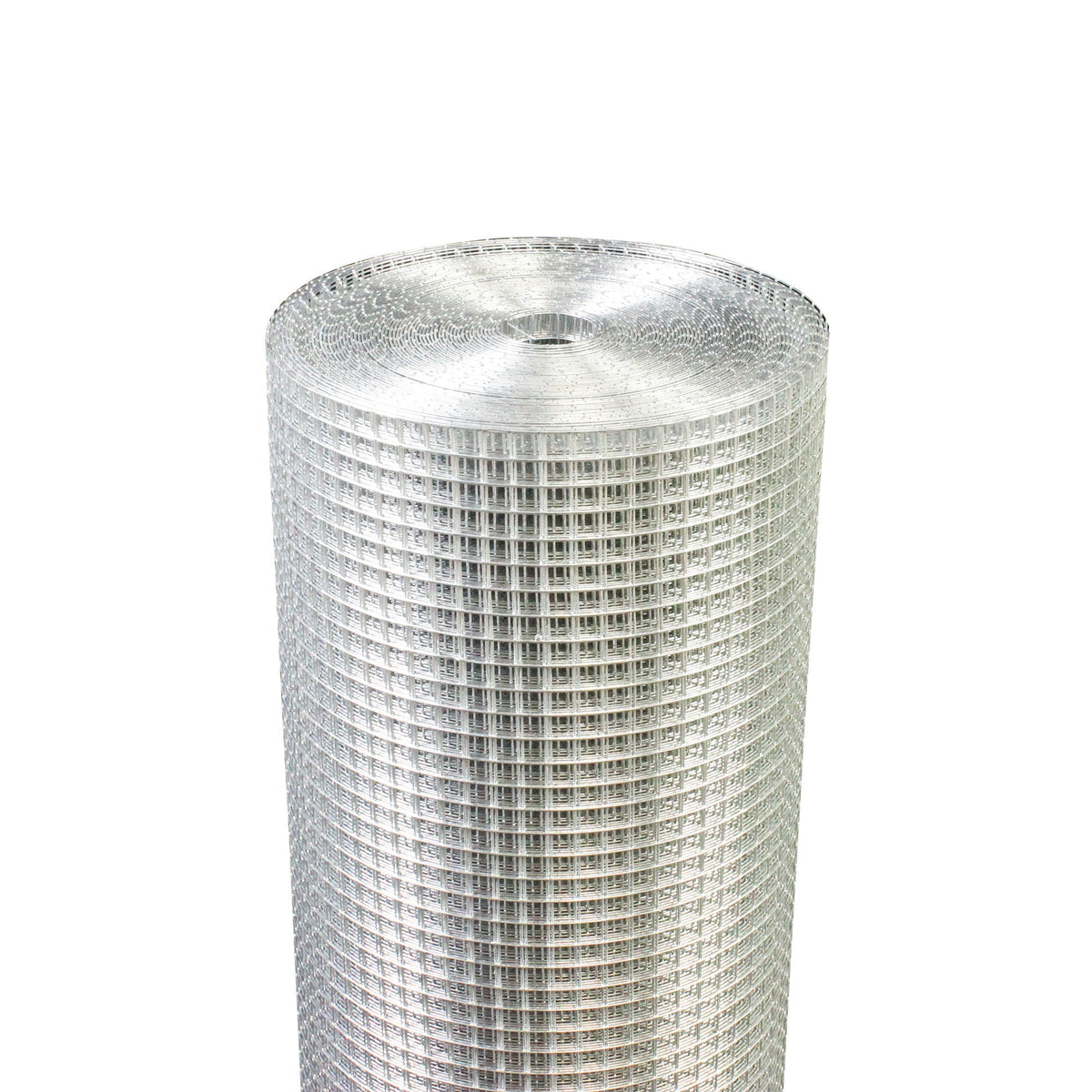 Galvanized Hardware Cloth Fence Roll with 1/2 Inch Mesh - Silver