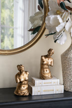 Venus de Milo Bookends with Gold Finish - Set of 2
