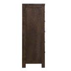 Brown 5 Drawer Chest with Spacious Storage - 5 Drawers