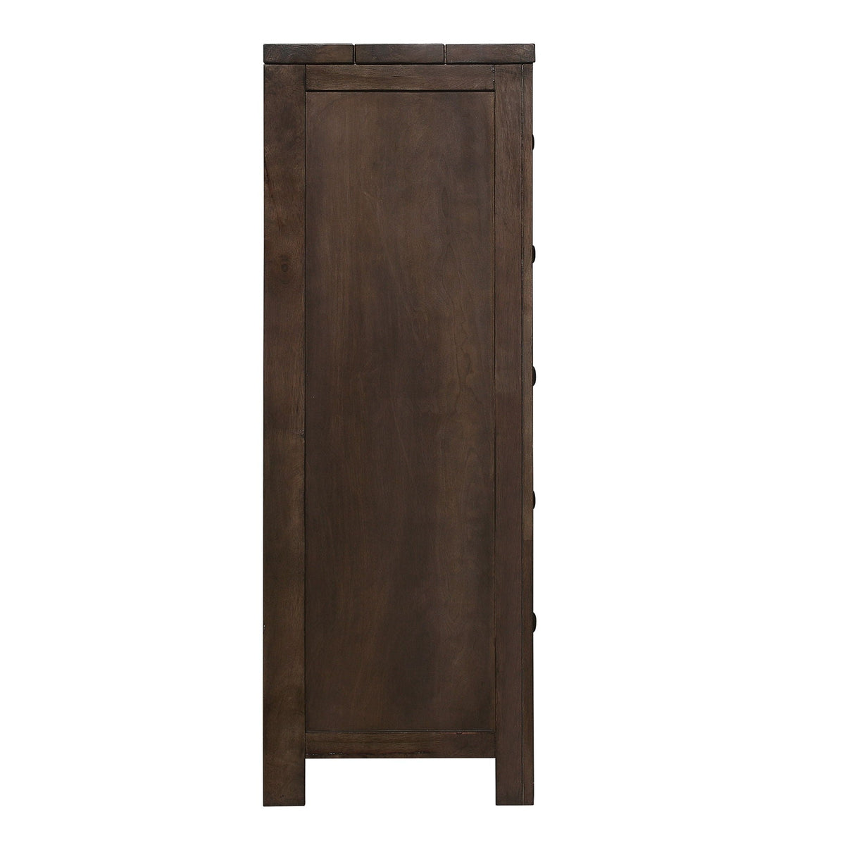 Brown 5 Drawer Chest with Spacious Storage - 5 Drawers
