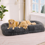 5-Position Adjustable Floor Chair with Plush Upholstery - Neutral