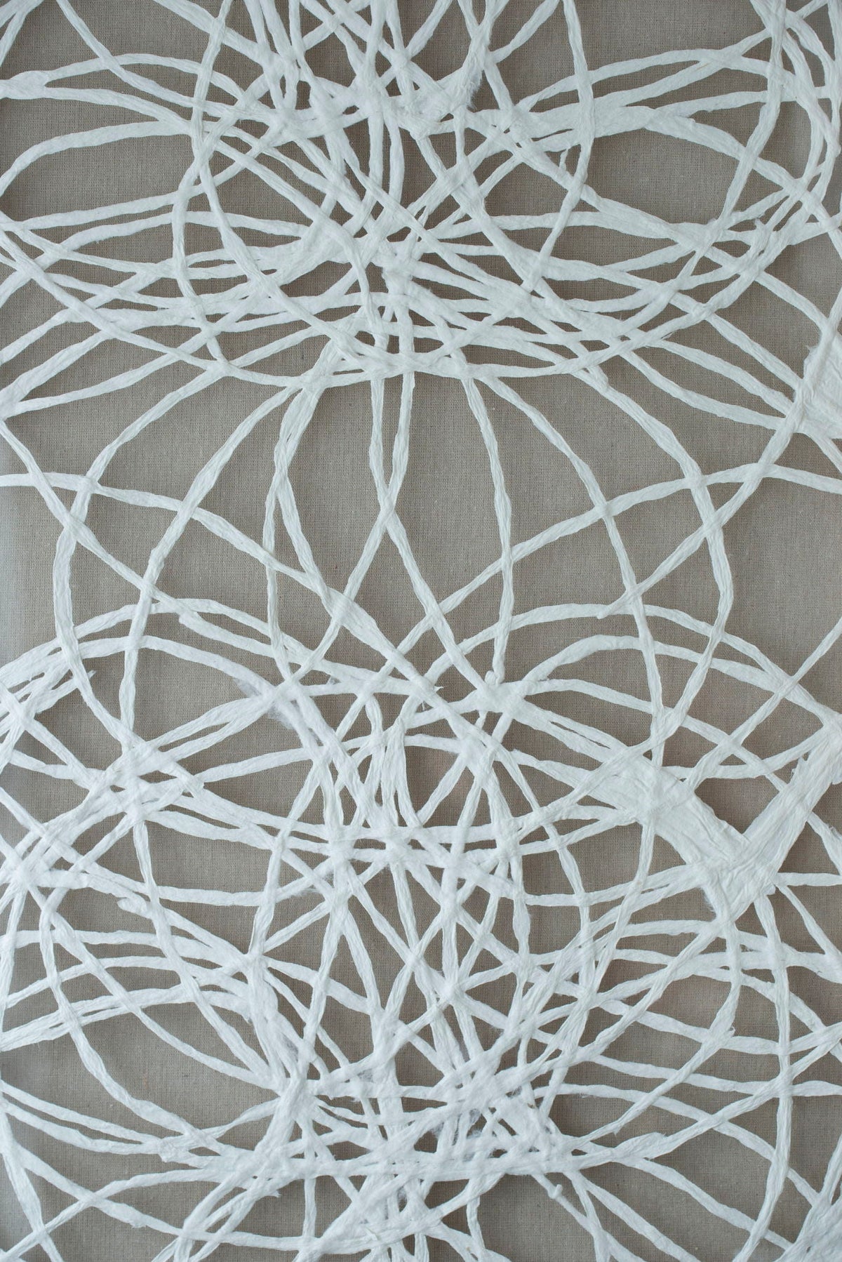 Leaf Shadow Box Wall Decor Set with Intricate Paper Design - White / Gray