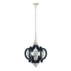 Wood Chandelier 6 Light Farmhouse Pendant Lighting