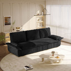 King Size Pull Out Sofa Bed, 3 In 1 Convertible Multifunctional