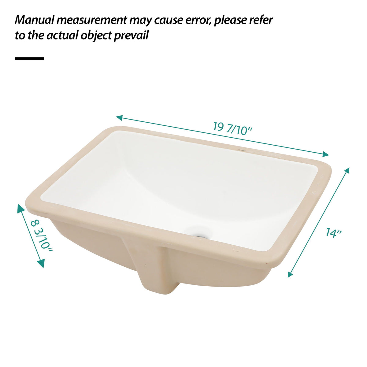 Modern Ceramic Undermount Bathroom Sink with Overflow - White or Black