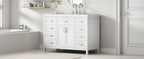 48" Bathroom Vanity with Sink, 2 Doors and 8 Drawers