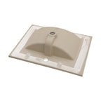 Premium Rectangular Vanity Top with Single Faucet Hole and Overflow - White