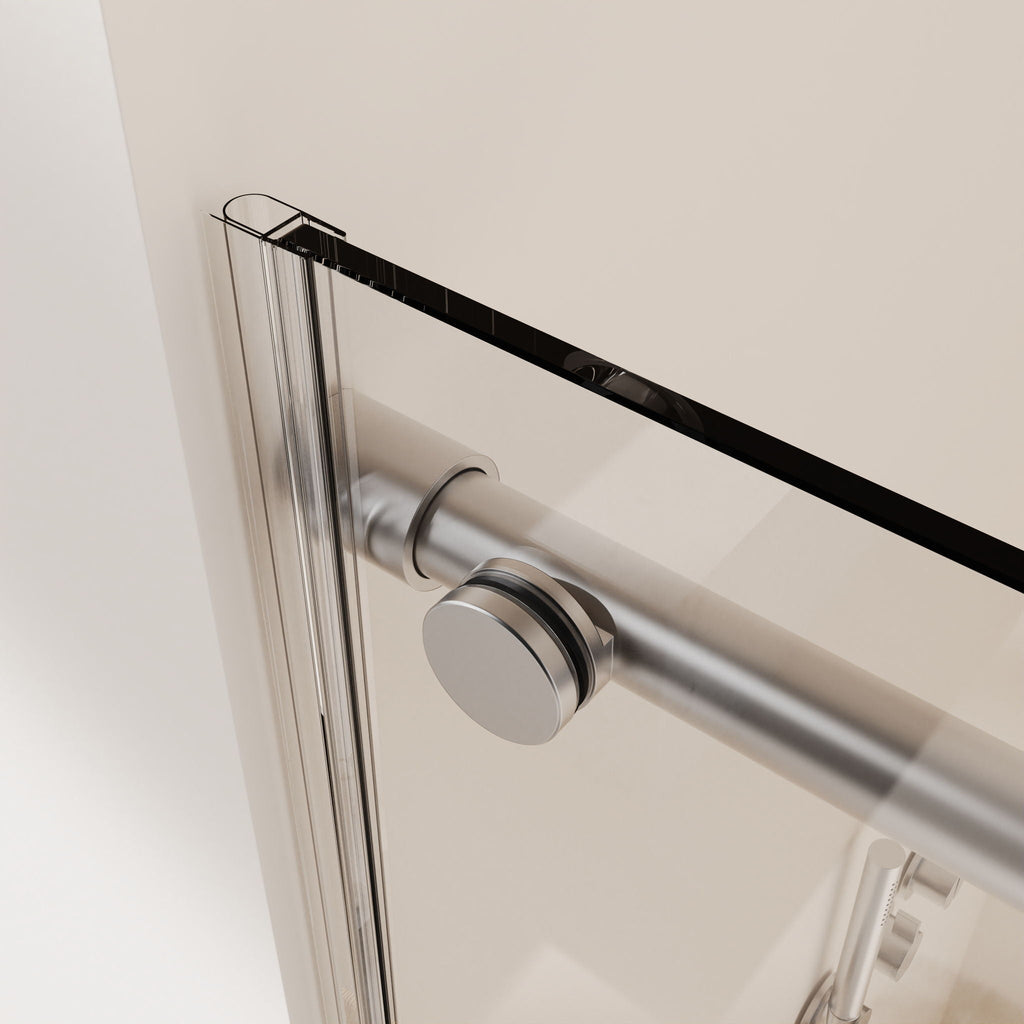 Frameless Single Sliding Soft Close Shower Doors