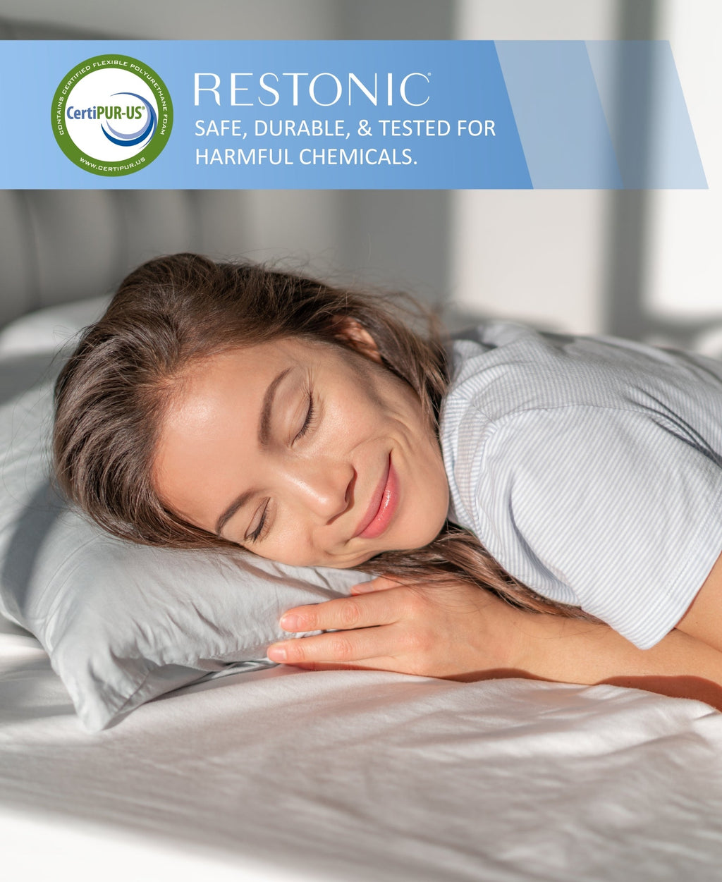 Plush Twin XL Mattress with Cooling Technology - Restonic ComfortCare