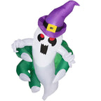 4ft Animated Inflatable Ghost with LED Illumination - Multicolor