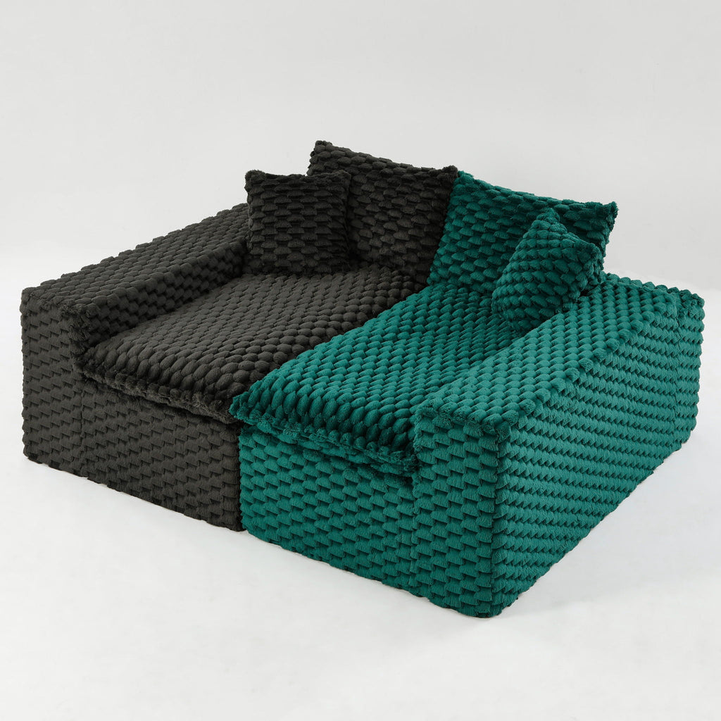 Multifunctional Stationary Sofa with Adjustable Layout - Choice of Color