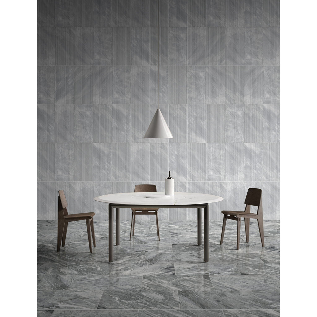 Textured 3D Decorative Tiles with Polished Marble Surface - Yellow, Gray, or White