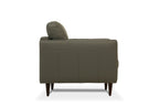 Radwan Pesto Sofa with Button Tufted Design - Dark Green