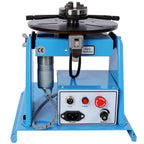 Portable Rotary Welding Positioner with 3 Jaw Lathe Chuck - Blue